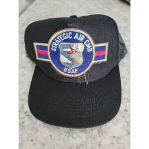 SAC Strategic Air Command USAF Embr Desert Cap Low Profile Cotton Distressed Hat